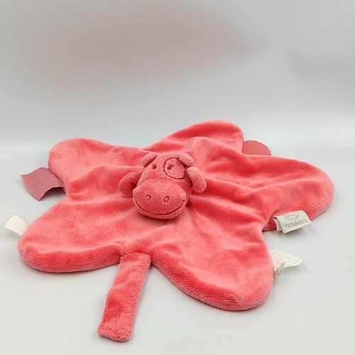 Doudou plat étoile vache - , rose