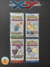 Lot 4 boosters Pokémon echantillons FR XY évolutions impact des destins