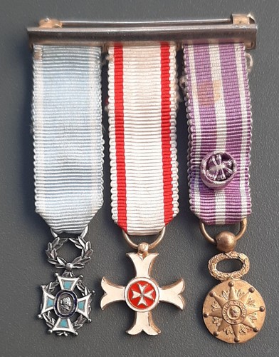 Barrette médailles miniatures - barrette,