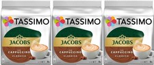 3x TASSIMO JACOBS CAPPUCCINO