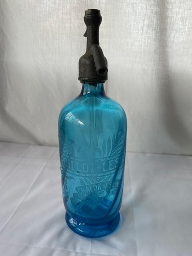Ancien siphon eau - ancien, verre