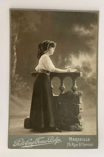 Ancienne photo type cabinet - photo,