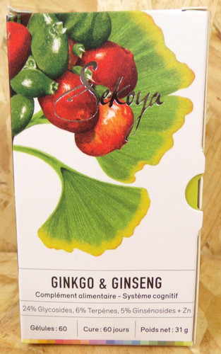 Sekoya ginkgo ginseng - ginkgo, &
