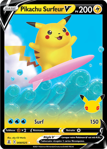Carte pokémon pikachu - carte,