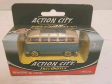 vw volkswagen combi T1 samba Bleue 1/64 T1 bully kombi t2 t3 t4 Beetle Cox van