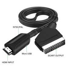 Convertisseur Audio/Vidéo HDMI vers Péritel -  HD 1080p 1M