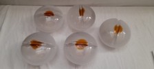 5 Globe Mazzega Murano