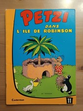 PETZI dans l'ile de Robinson n° 11 - Ancien Livre Casterman 