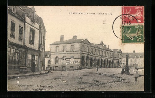 Cpa merlerault hotel - le, merlerault,