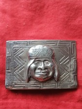 Boucle de ceinture argent MASSIF 925  Pérou Vintage PERU Sterling Silver 925