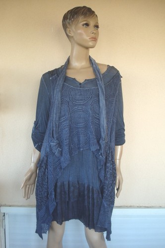 Robe double voile dentelle - voile, et