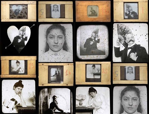 Portraits 1880 plaques - 1880,