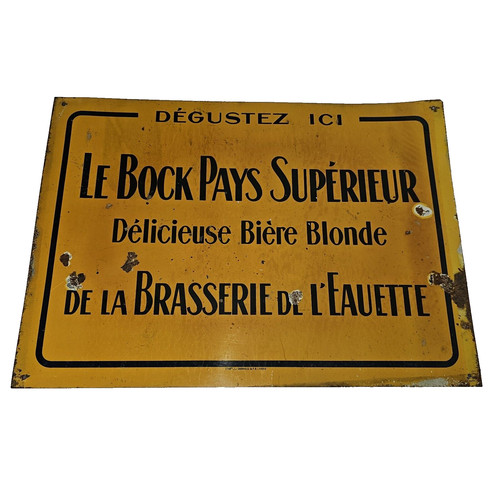Ancienne plaque publicitaire - ancienne,