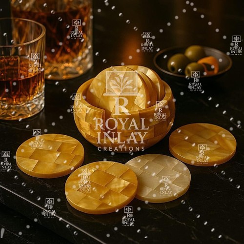 Dessous verres nacre - dessous-de-verres,