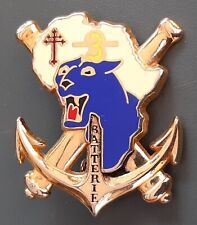 Insigne numéroté "07" 3° RAMA 3° Batterie Régiment Artillerie de Marine ORIGINAL