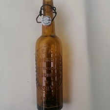 Ancienne bouteille de bière La Strasbourg brasserie malterie Toulouse