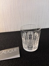 Verres à whisky modèle scarabée en cristal Lalique