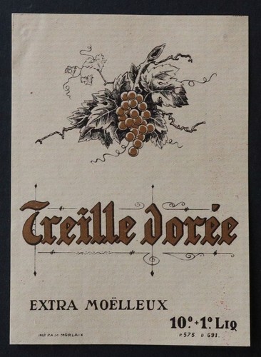 Ancienne étiquette vin