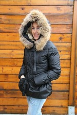 LUXE doudoune fine capuche