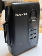 PANASONIC PORTABLE CASSETTE PLAYER WALKMAN NEW BELT WORKING EQUALIZER XBS RETRO