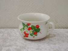 Portmeirion Pottery XL Tasse Cappuccino Été Fraise Vintage Angleterre