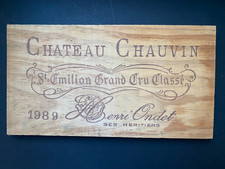 Ancienne estampe caisse vin