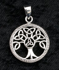 Pendentif Arbre de Vie en Argent 925   Celte et Irlandais  - 4,2 gr.  # 9963