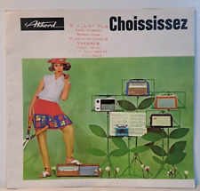 Akkord radio GMBH catalogue  doc originale Germany 1962 Vintage postes portatifs