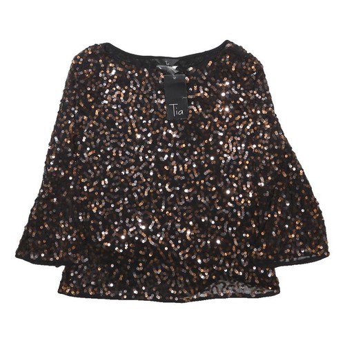 Tia blouse imprimée noire - tia,