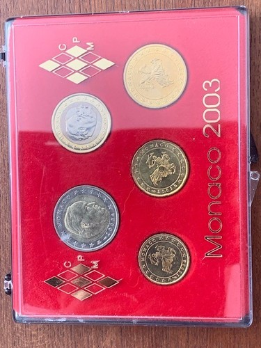 Pièces euro 2003 monaco - euro, de