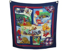 VINTAGE FOULARD HERMES L'ELEGANCE ET LE CONFORT EN AUTOMOBILE CARRE 90 SOIE 530€