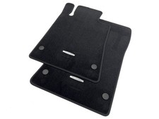 Tapis De Sol SLK SLC Mercedes-Benz Velours Noir R172 Tissu 2x