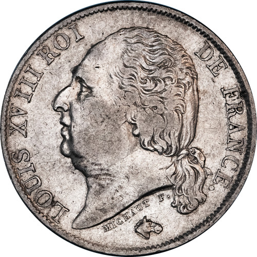 Louis xviii franc 1817 - louis,