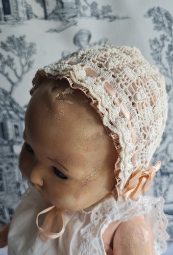 Ancien petit bonnet coiffe - petit,