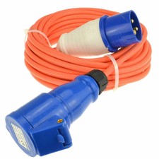 Caravane/Camping-Car 3 Broche Électrique Branchement 2.5mm Secteur Rallonge 10m
