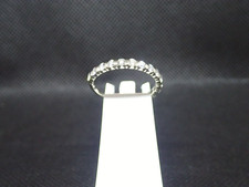 Demi alliance en or blanc