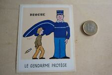 RARE AUTOCOLLANT GENDARMERIE.