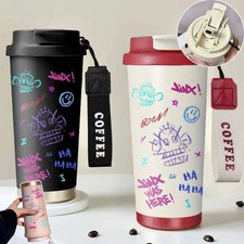 530ml Arcane Jinx Thermo Cafe Coffee Mug Car Thermos Mug Leakproof Travel Thermo