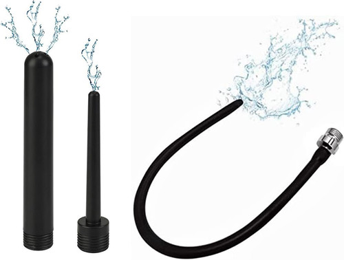 Shower enema system with - enema,