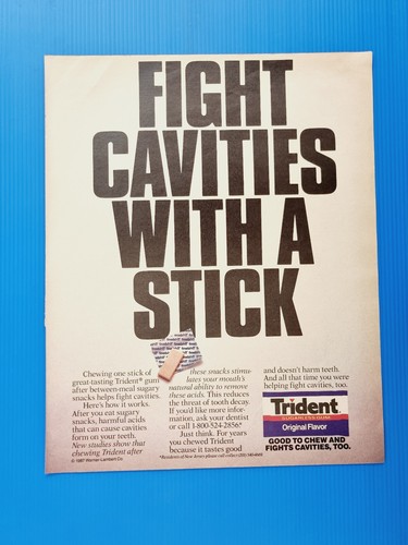Trident gum publicité - gum,