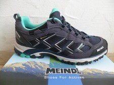 Meindl Chaussures De Randonnée Chaussures De Sport Baskets Cuir Bleu GTX 3823