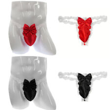 Sissy Lace Briefes Male Panties Sexy Men's Souswear's Low Rise G-String /