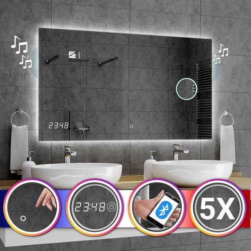 Miroir salle bain lumineux - miroir, de
