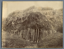 Royaume-Uni, The Organ Giant's Causeway Vintage albumen print.  Tirage al