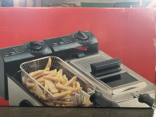 Friteuse double 2x3 - double,