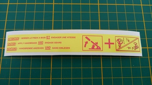 Sticker autocollant cric - sticker,