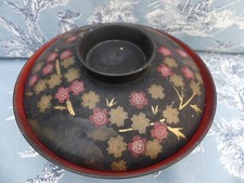 Grand BOL JAPON laqué Vintage