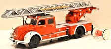 Minichamps. E: 1/43. Magirus-Deutz 6500S Magirus-Leiter DL30 Pompiers Stuttgart.