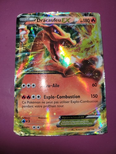 Carte pokémon dracaufeu ex - carte,