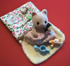 Sylvanian Families : Bébé Chat Et Accessoires